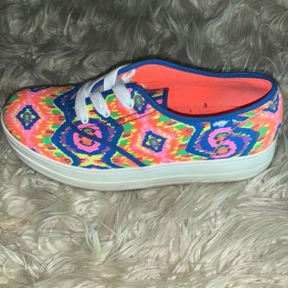 Rocket Dog Baker Electric Boogie Platform Sneakers Multi Color Woman’s Size 11 - Picture 8 of 15